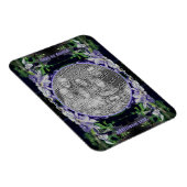 Magnet Flexible Purple Clematis Sur Le Cadre De Clôture Ajouter Vo (Côté Droit)