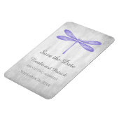 Magnet Flexible Purple dragonfly Enregistrer l'aimant de date (Côté Gauche)
