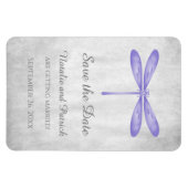 Magnet Flexible Purple dragonfly Enregistrer l'aimant de date (Horizontal)