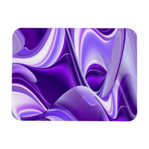 Magnet Flexible Purple Dreams, Imaginaire Abstrait Rainbow-Art