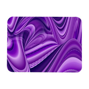 Magnet Flexible Purple Dreams, Imaginaire Abstrait Rainbow-Art