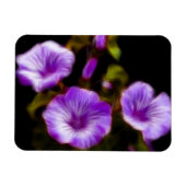 Magnet Flexible Purple Petunias (Horizontal)