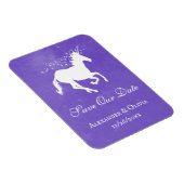 Magnet Flexible Purple Unicorn Enregistrer l'aimant Date (Côté Droit)