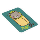 Magnet Flexible Purrito Kitty Cat Burrito (Côté Droit)