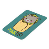 Magnet Flexible Purrito Kitty Cat Burrito (Côté Gauche)