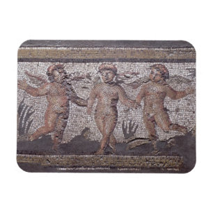 Magnet Flexible Putti trois de danse accompagné d'un jeu
