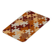 Magnet Flexible Puzzle de bois Faux (Côté Gauche)