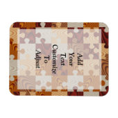 Magnet Flexible Puzzle en bois (Horizontal)