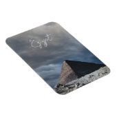Magnet Flexible Pyramide antique avec ciel orageux, Égypte (Côté Droit)