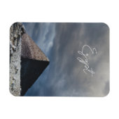 Magnet Flexible Pyramide antique avec ciel orageux, Égypte (Horizontal)