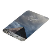Magnet Flexible Pyramide antique avec ciel orageux, Égypte (Côté Gauche)