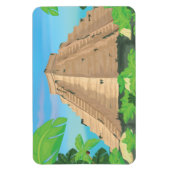 Magnet Flexible Pyramide aztèque (Vertical)