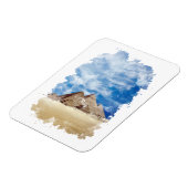 Magnet Flexible Pyramide de Gizeh Egypte aquarelle Art (Côté Gauche)