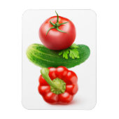 Magnet Flexible Pyramide des légumes (Vertical)