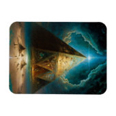 Magnet Flexible Pyramide mystique Art Visionnaire (Horizontal)