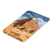 Magnet Flexible Pyramides de gize, l'Egypte voyage art aimant vint (Côté Gauche)