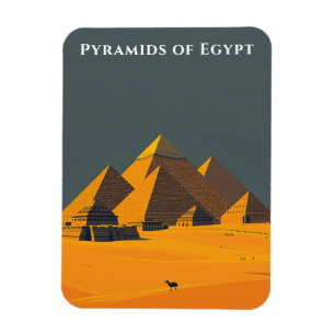 Magnet Flexible Pyramides d'Egypte Voyage Ancienne Merveilles