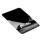 Magnet Flexible Pyramides noires et blanches (Côté Droit)