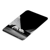 Magnet Flexible Pyramides noires et blanches (Côté Gauche)