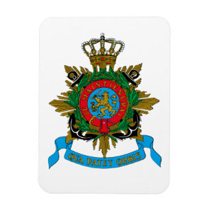 Magnet Flexible Qua Patet Orbis - Korps Mariniers Embleem