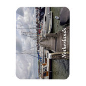 Magnet Flexible Quai avec bateaux et yachts à Marken Pays-Bas M (Vertical)
