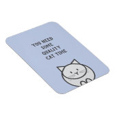 Magnet Flexible Qualité du temps avec les chats (Côté Droit)