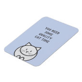 Magnet Flexible Qualité du temps avec les chats (Côté Gauche)