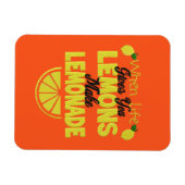 Magnet Flexible Quand la vie vous donne des citrons (arrière - pla (Horizontal)