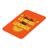 Magnet Flexible Quand la vie vous donne des citrons (arrière - pla (Côté Gauche)