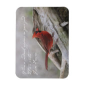 Magnet Flexible Quand un cardinal apparaît dans votre cour... (Vertical)