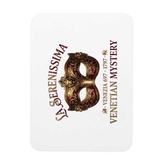 Magnet Flexible Quarante & Fabuleux : Invitation de La Serenissima (Vertical)