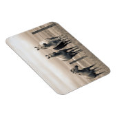 Magnet Flexible Quart De Chevaux Sur Les Prairies Canadiennes (Côté Droit)