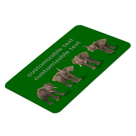 Magnet Flexible Quartet des éléphants (Côté Gauche)