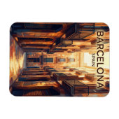 Magnet Flexible Quartier gothique Espagne (Horizontal)