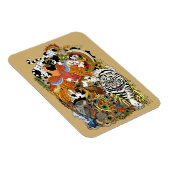 Magnet Flexible quatre animaux célestes (Côté Droit)