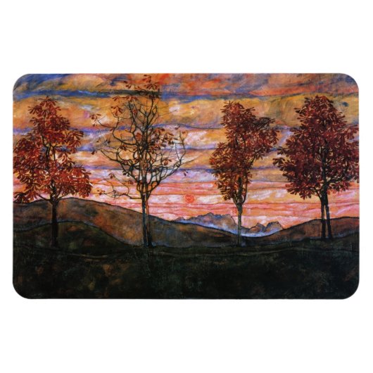 Magnet Flexible Quatre arbres (Horizontal)