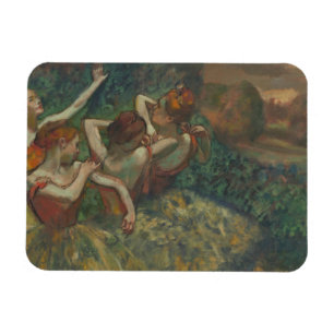 Magnet Flexible Quatre Danseurs, Peinture impressionniste, Edgar D