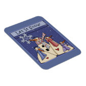 Magnet Flexible Quatre snowboys (Côté Droit)