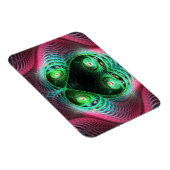 Magnet Flexible Quatre yeux colorés Abstrait (Côté Droit)