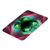 Magnet Flexible Quatre yeux colorés Abstrait (Côté Gauche)