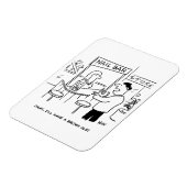 Magnet Flexible Que boire dans un Nail-Bar (Côté Gauche)