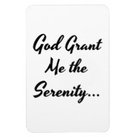 "Que Dieu me donne la Sérénité..." Phrase