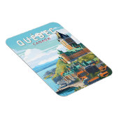 Magnet Flexible Québec Canada Travel Art Vintage (Côté Droit)
