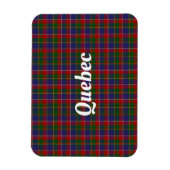 Magnet Flexible Québec Tartan Plaid (Vertical)