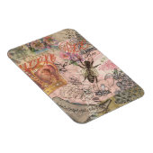 Magnet Flexible Queen Bee Vintage magnifique collage (Côté Droit)