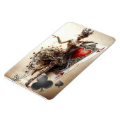 Magnet Flexible "Queen of Hearts - Enchanted Playing Card Magnet" (Côté Gauche)