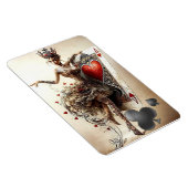 Magnet Flexible "Queen of Hearts - Enchanted Playing Card Magnet" (Côté Droit)