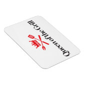 Magnet Flexible Queen of the Grill (Côté Droit)