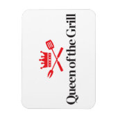 Magnet Flexible Queen of the Grill (Vertical)