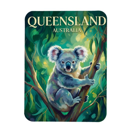 Magnet Flexible Queensland Australie (Vertical)